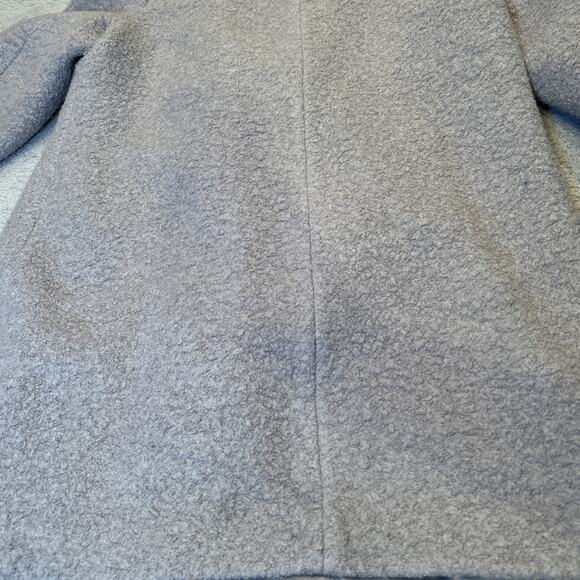 Kenneth Cole Womens Peacoat Size XL Gray Boucle Wool Fencer Collar - Picture 13 of 13